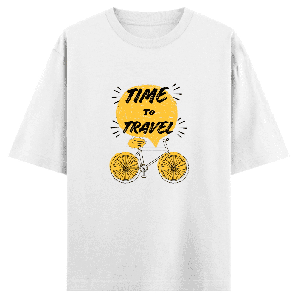 Time to Travel Oversized Classic T-Shirt