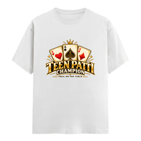 Teen Patti Champion Unisex Classic Crew T-Shirt