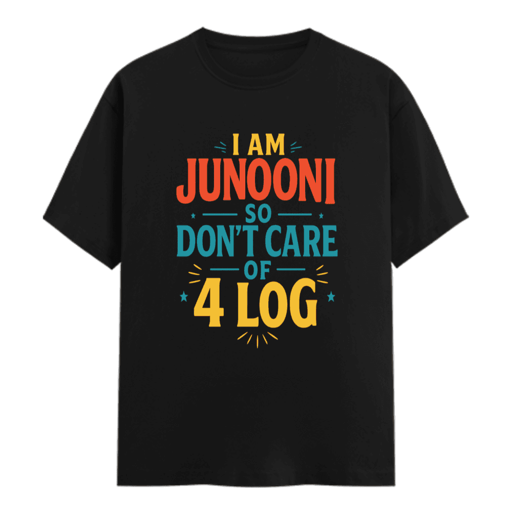 Junooni - dont care of 4 log T-Shirt
