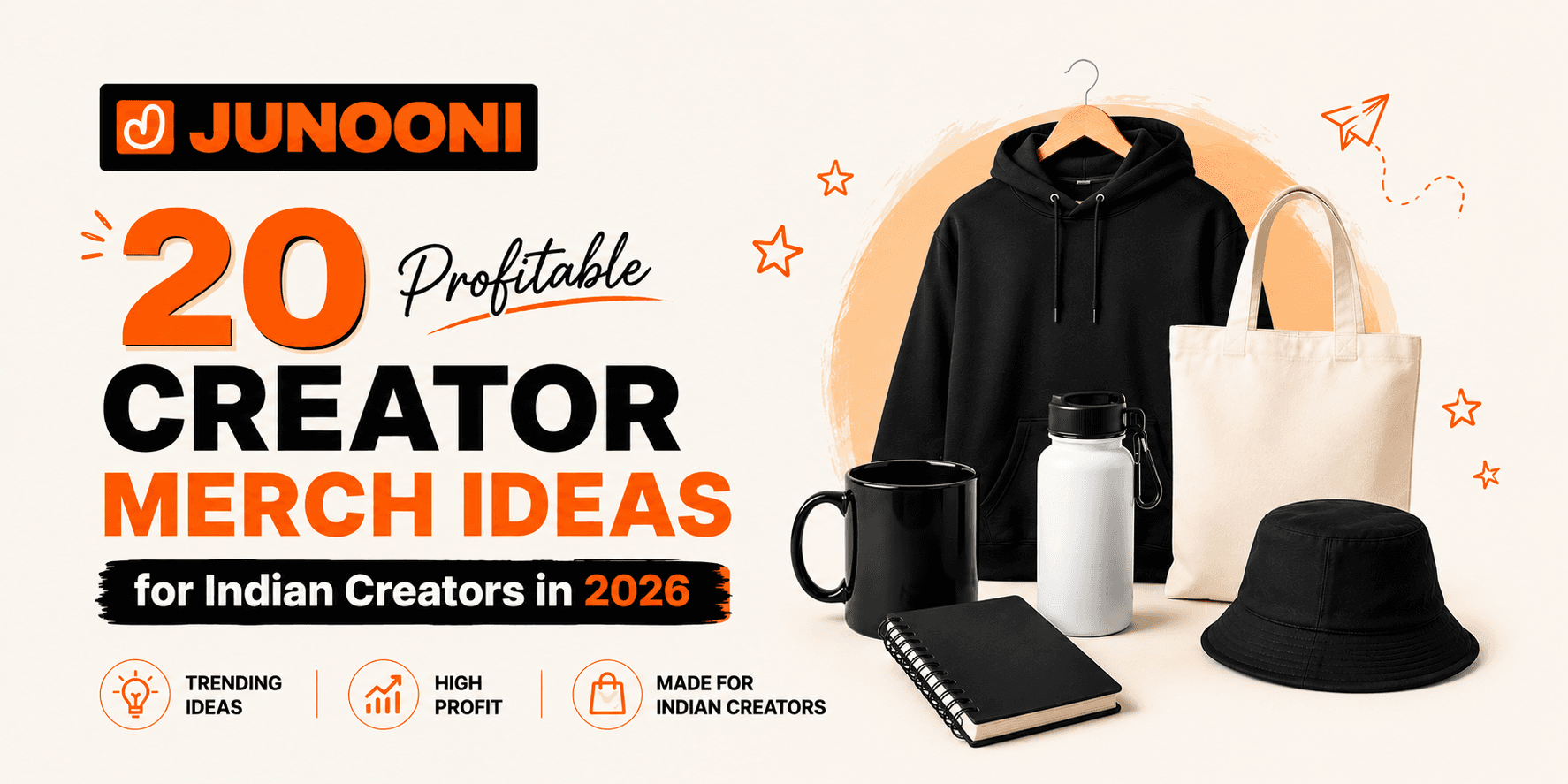 20 Profitable Creator Merch Ideas for Indian Creators in 2026