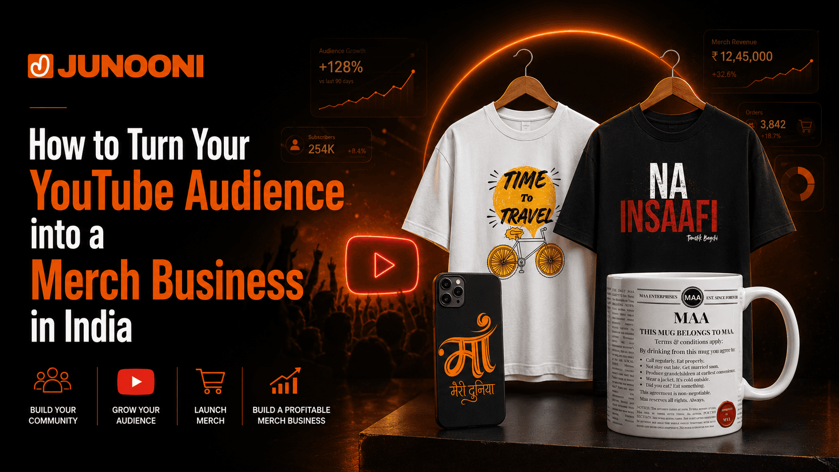How to Turn Your YouTube Audience into a Merch Business in India