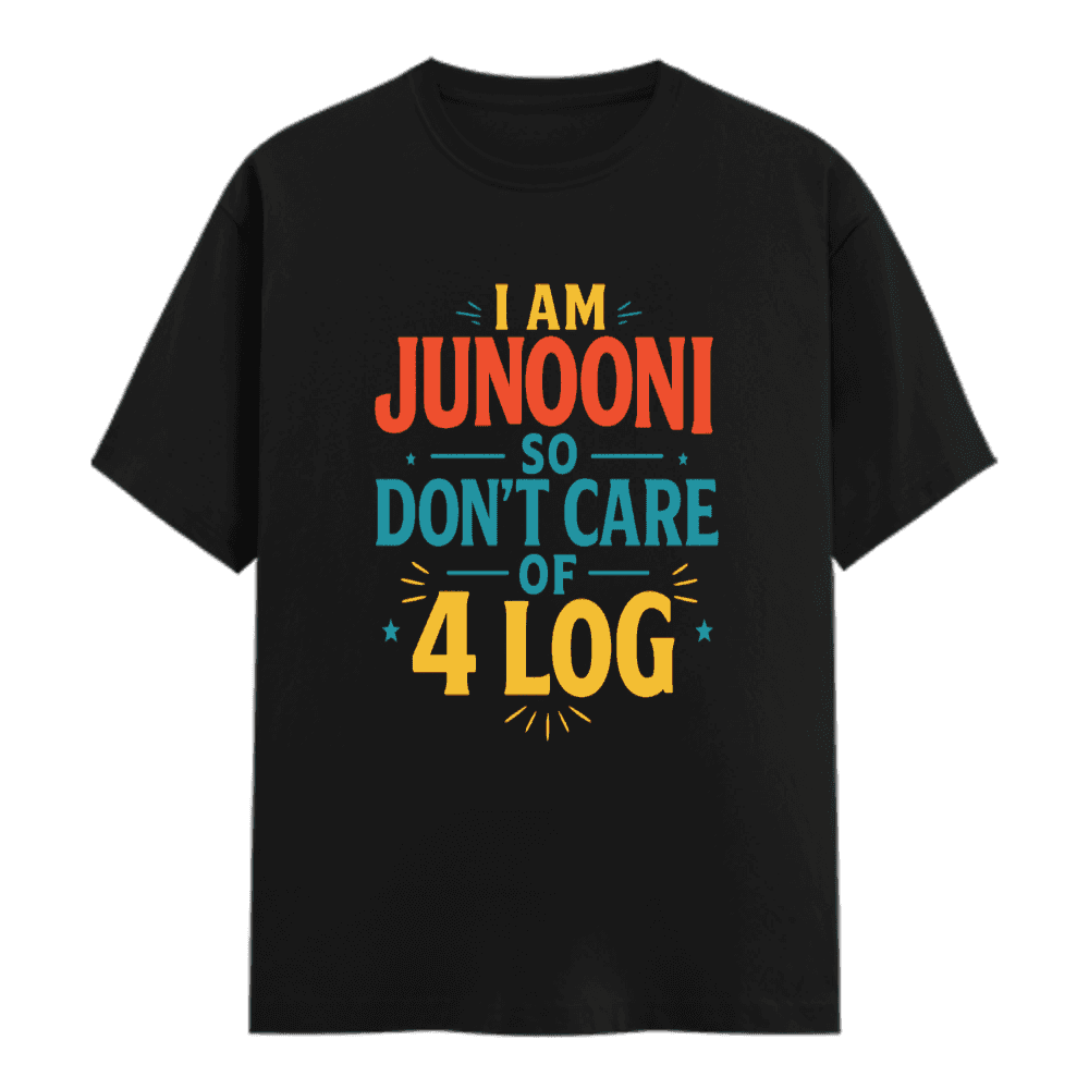 Junooni - dont care of 4 log T-Shirt